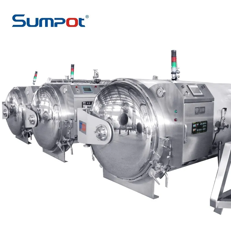  Autoclave for Plastic Cup Water Spray Steam Retort Sterilization Fruit & Vegetable - Sterilization Pot - foodmachtech